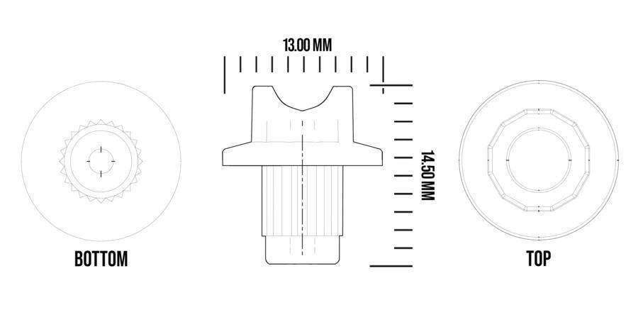 Decorative Rivets for Rims